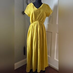 Kaktus Sunny Yellow Maxi Dress